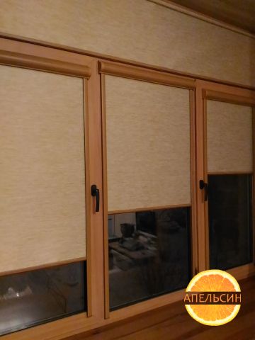 Рулонные шторы Уни2 ткань с имитацией натуральных волокн